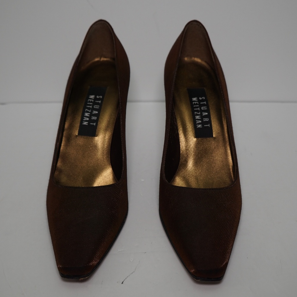 Stuart Weitzman Size 7.5 Brown Pumps - Picture 2 of 5
